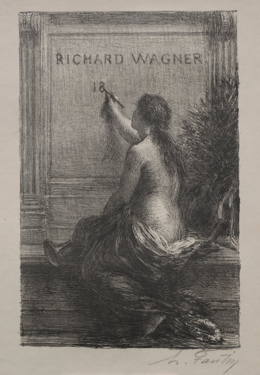 Imortalidade, 1886. de Ignace Henri Jean Fantin Latour