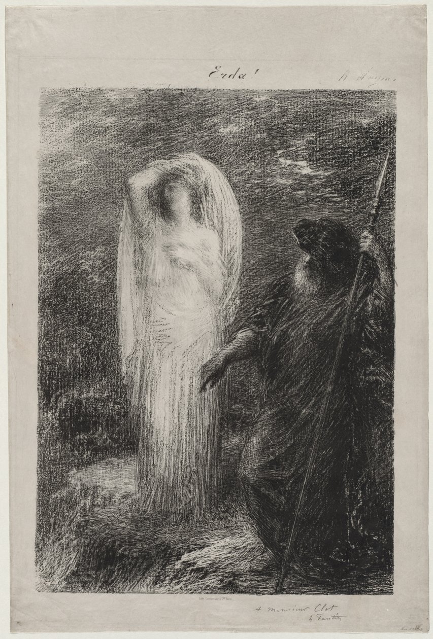 Localização dErda, 1885. de Ignace Henri Jean Fantin Latour