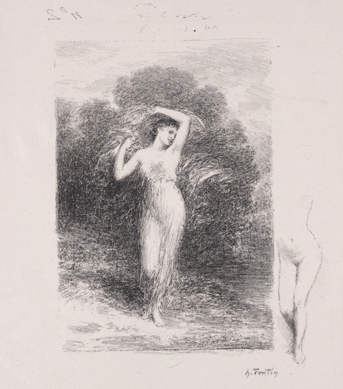 O jovem doente. de Ignace Henri Jean Fantin Latour