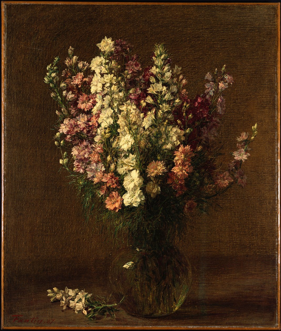 Larkspur, 1887 de Ignace Henri Jean Fantin Latour