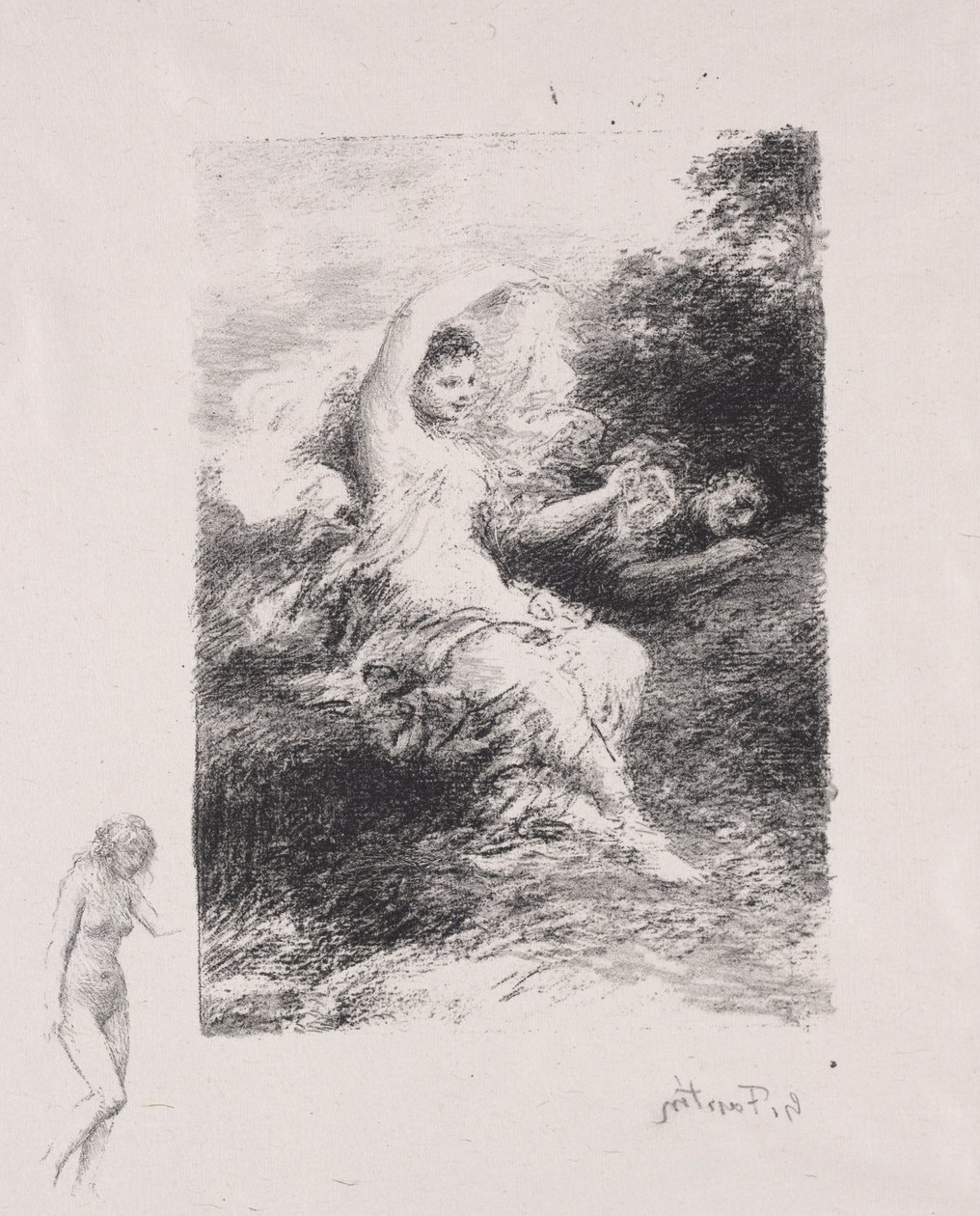 Lyde. de Ignace Henri Jean Fantin Latour