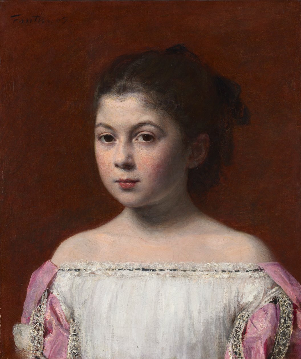 Marie-Yolande de Fitz-James, 1867. de Ignace Henri Jean Fantin Latour