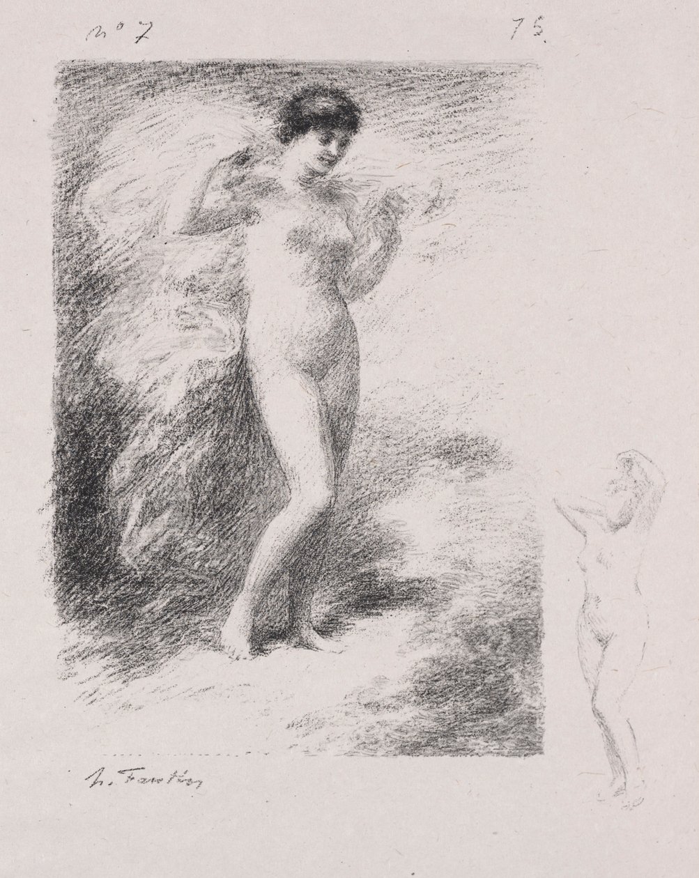 Neaera. de Ignace Henri Jean Fantin Latour