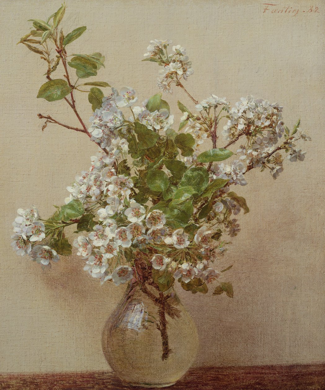 Flor de Pêra, 1882 de Ignace Henri Jean Fantin Latour