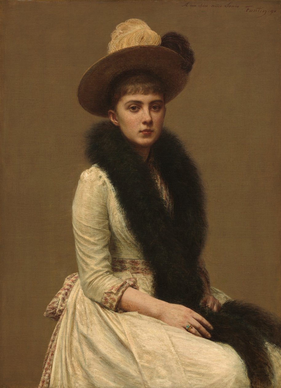 Retrato de Sonia de Ignace Henri Jean Fantin Latour
