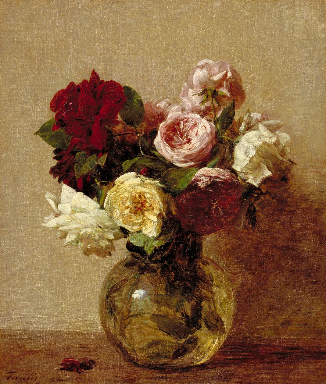 Rosas, 1884 de Ignace Henri Jean Fantin Latour