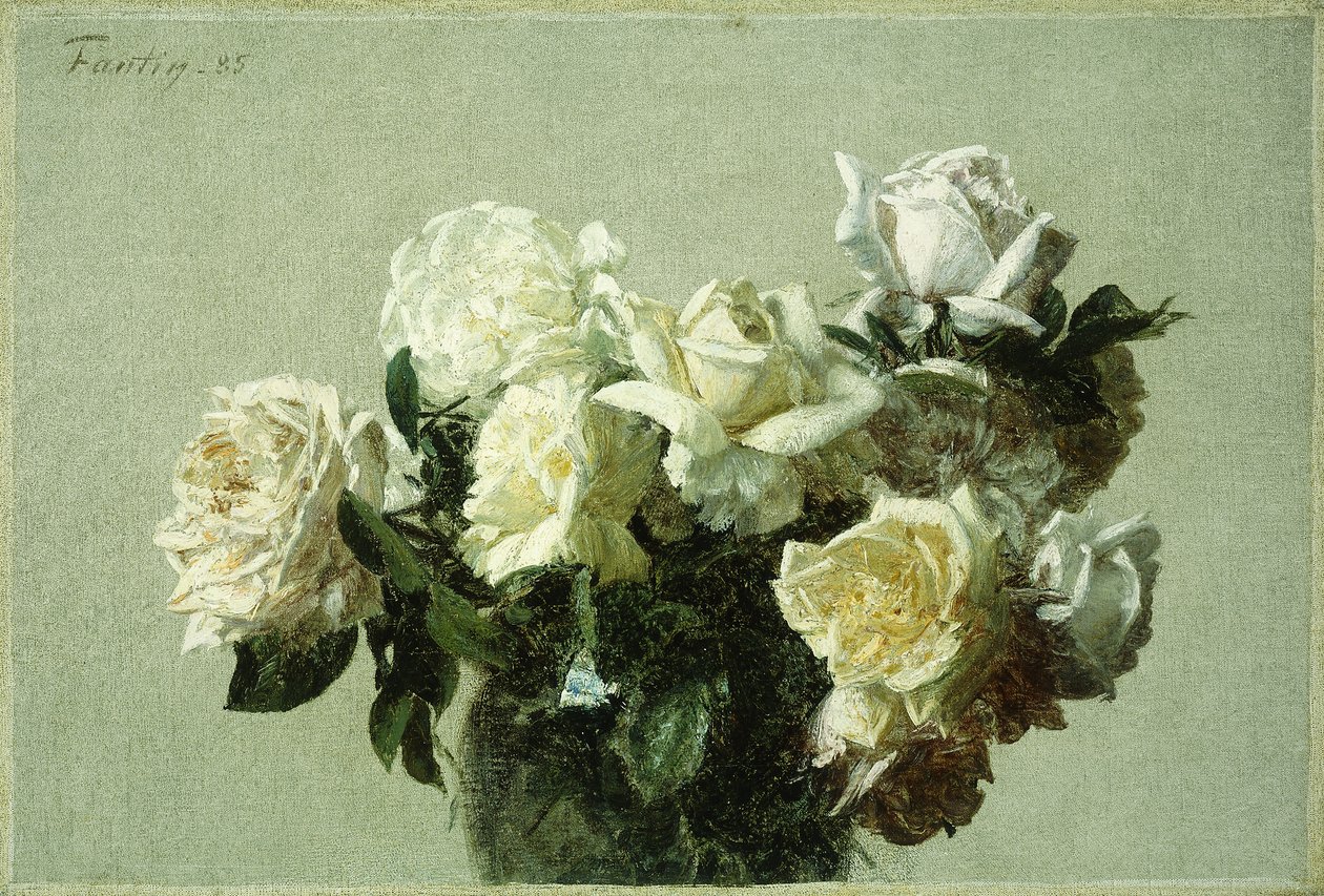Rosas, 1885 de Ignace Henri Jean Fantin Latour
