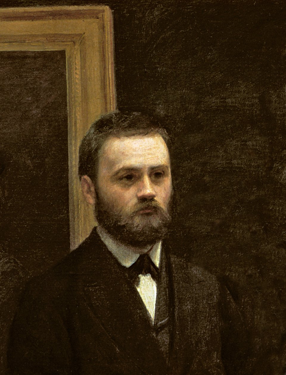 Estúdio em Batignolles, 1870 (detalhe de 26084) de Ignace Henri Jean Fantin Latour