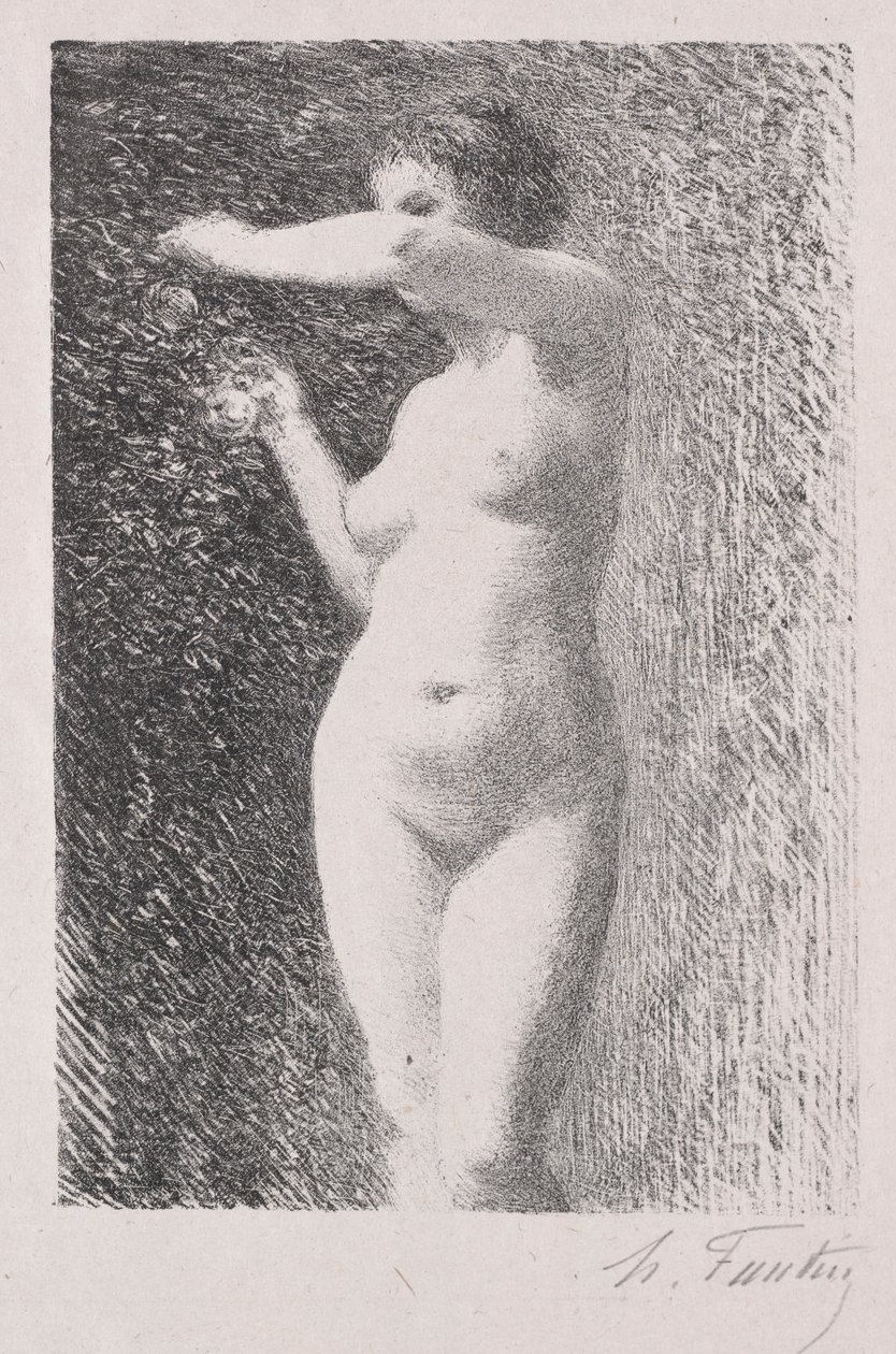 Estudo para Eva, 1898. de Ignace Henri Jean Fantin Latour