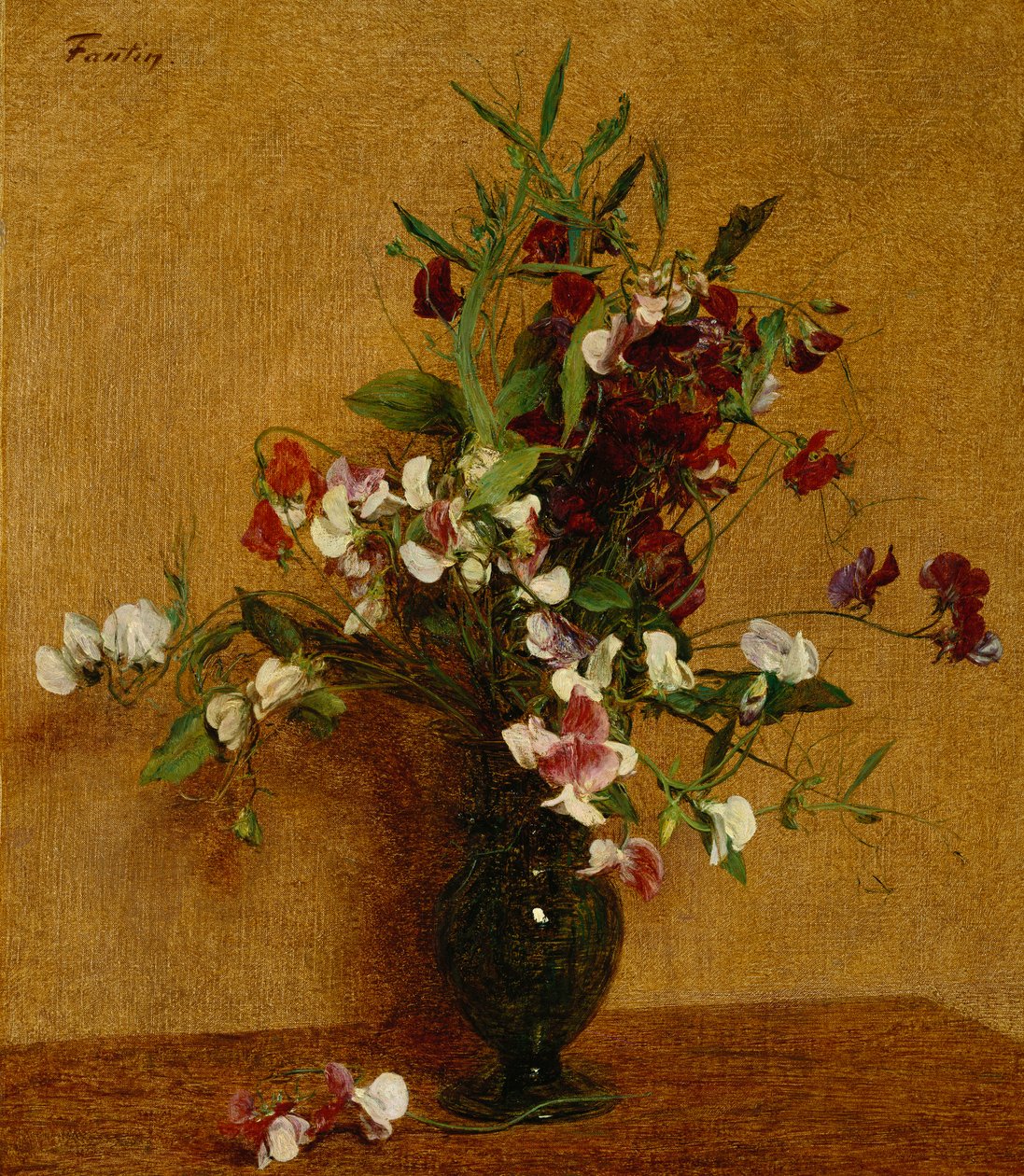 Ervilhas Doces; Ervilhas doces, 1888 de Ignace Henri Jean Fantin Latour