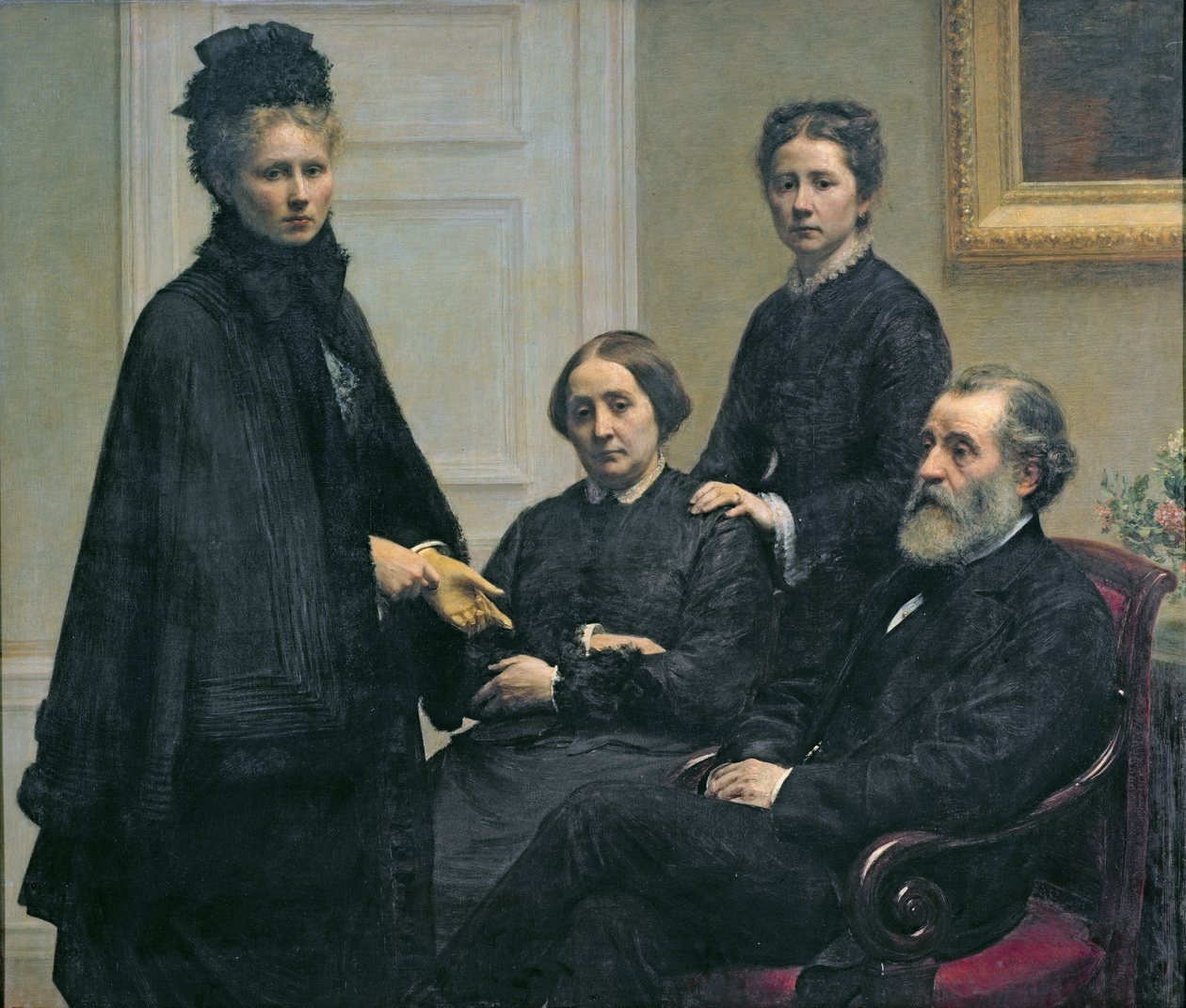 A família Dubourg, 1878 de Ignace Henri Jean Fantin Latour