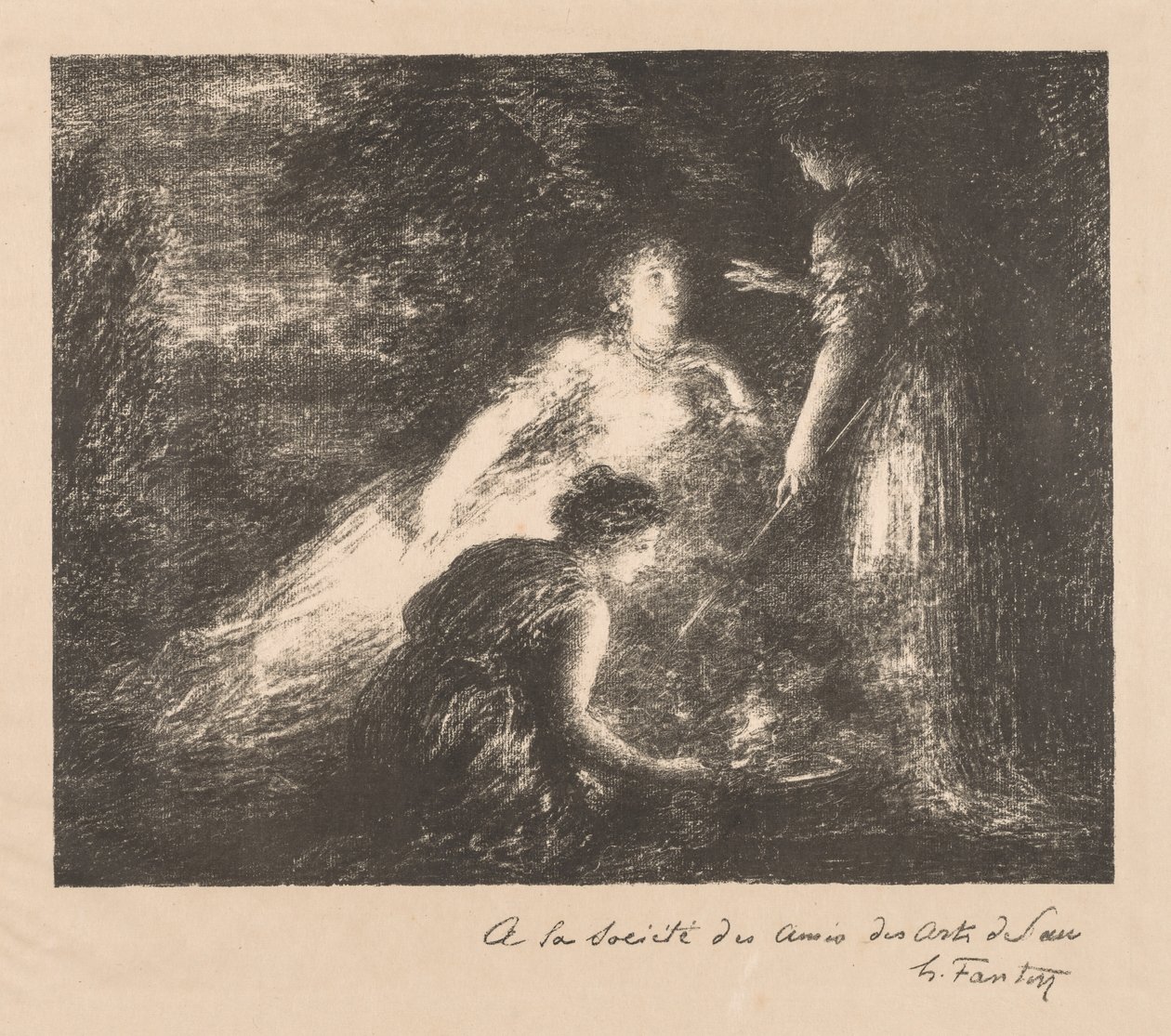 Bruxaria, 1899. de Ignace Henri Jean Fantin Latour