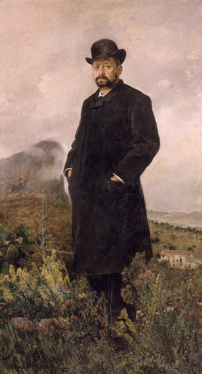 O inverno Retrato de D. Manuel Comas de Ignacio Pinazo Camarlench