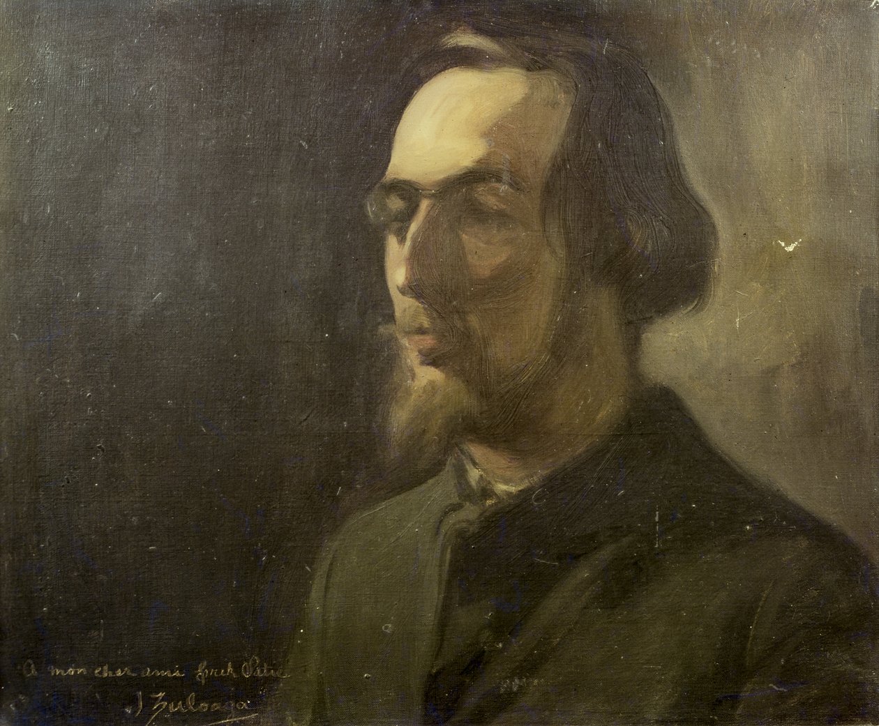 Retrato de Erik Satie (1866-1925) de Ignacio Zuloaga y Zabaleta