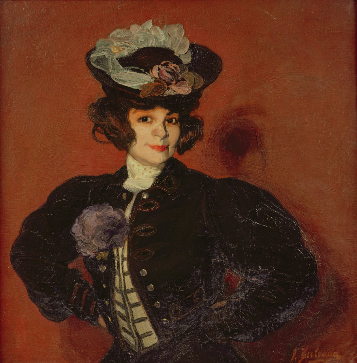 Retrato de uma mulher de Ignacio Zuloaga y Zabaleta