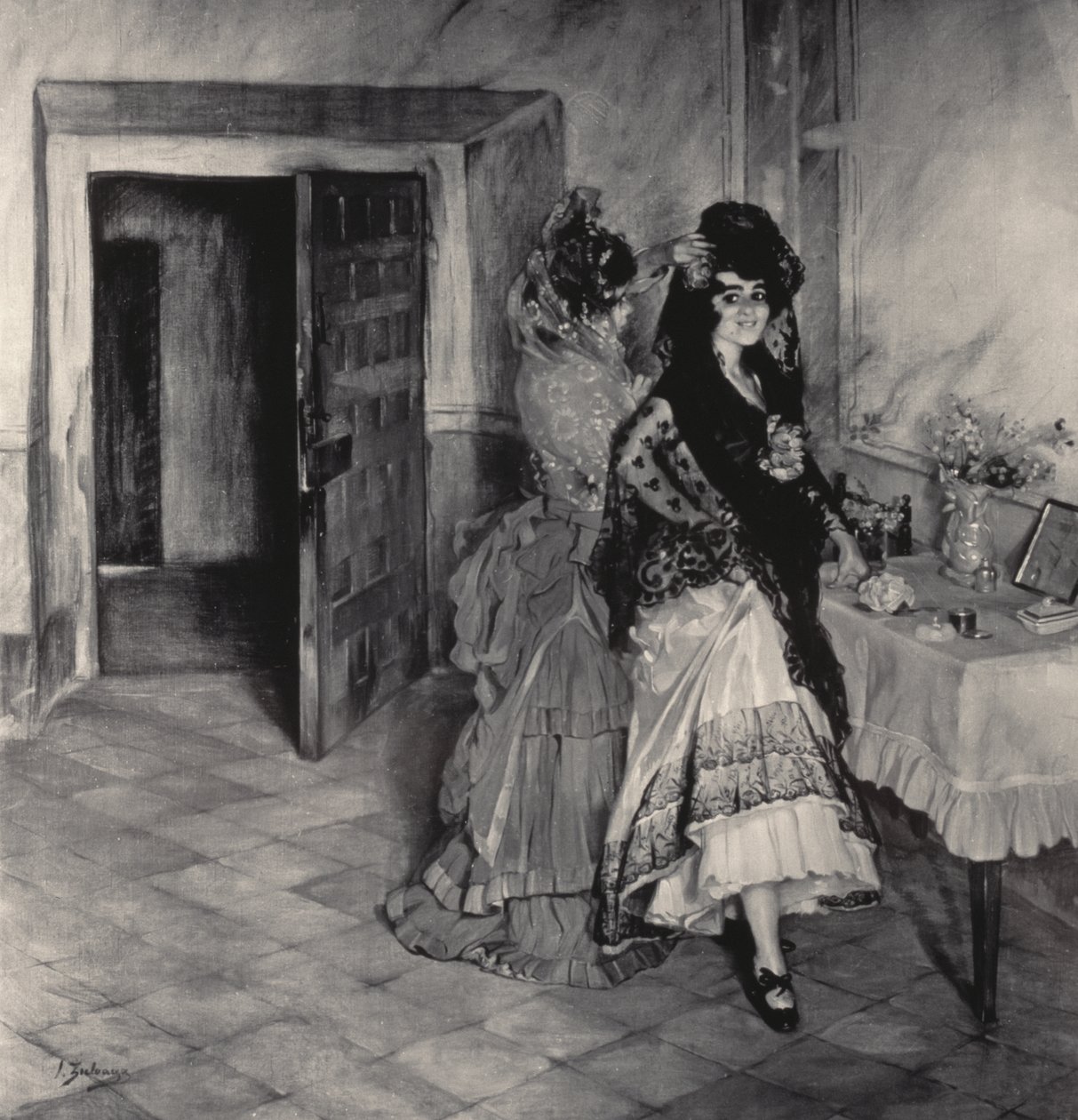 Preparativos para a Corrida, 1903 de Ignacio Zuloaga y Zabaleta