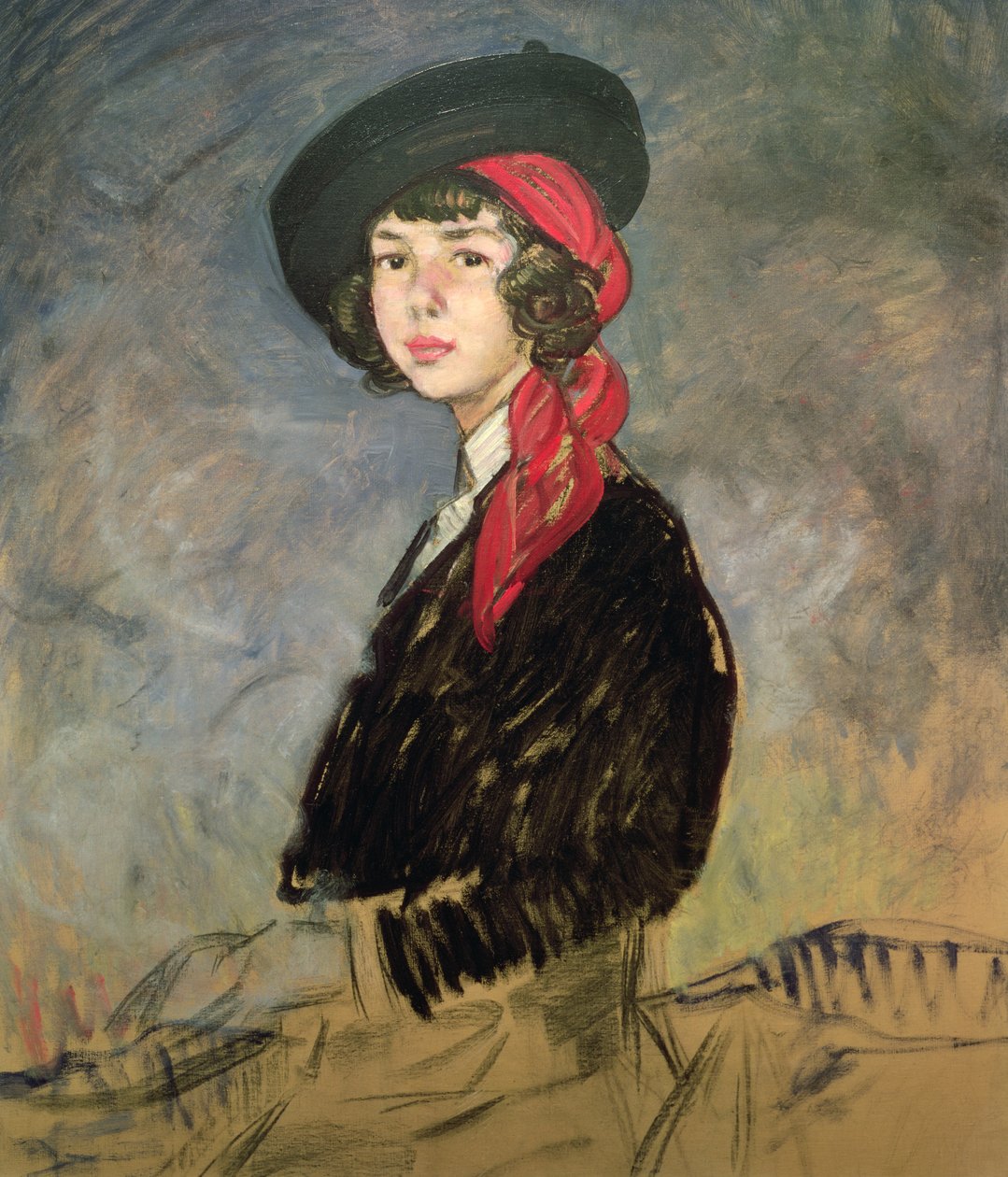 Esboço para um retrato da duquesa de Alba (n. 1926), 1939 (óleo) de Ignacio Zuloaga y Zabaleta