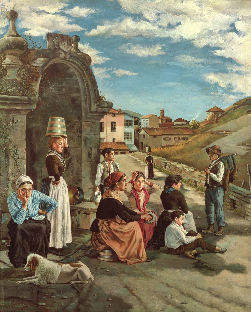 A primavera de Eibar, 1888 de Ignacio Zuloaga y Zabaleta