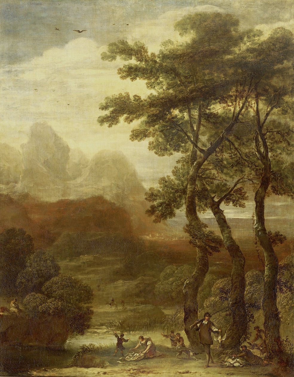 Paisagem com caçadores de Ignacio Iriarte