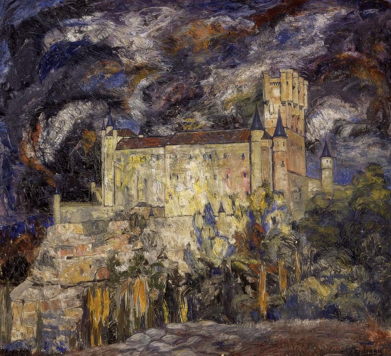 ALCAZAR DE SEGOVIA - 1925 - OLEO - LIENZO - 115X124 CM de Ignacio Zuloaga y Zabaleta