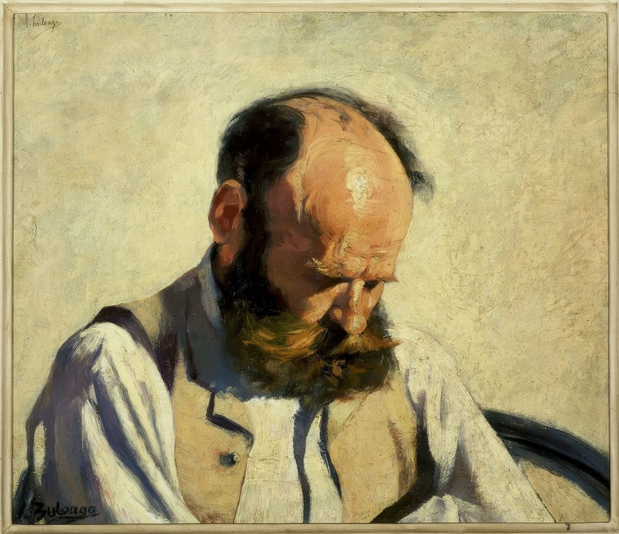 CABEÇA MENDIGO - 1890 - OLEO - LIENZO - 43X50 CM de Ignacio Zuloaga y Zabaleta
