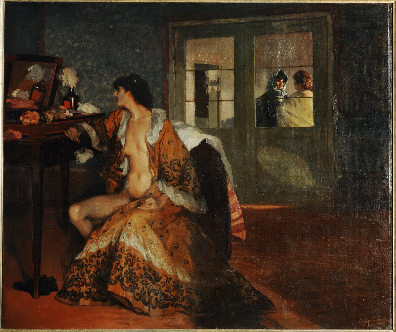 Celestina ... (pintura sobre tela) de Ignacio Zuloaga y Zabaleta