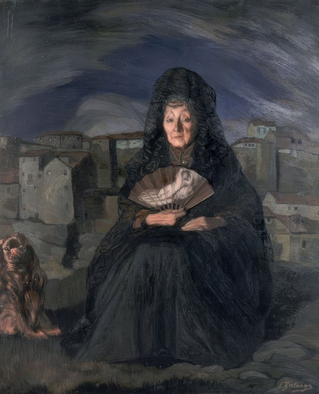 DOÑA ROSITA GUTIERREZ - 1915 - OLEO - LIENZO - 166,5 × 140 cm de Ignacio Zuloaga y Zabaleta