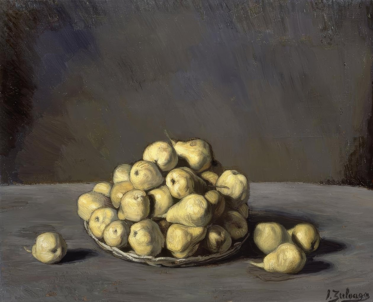 AS PÉROLAS DE DON GUINDO-BODEGON - 1944-45 - O - L65X80CM de Ignacio Zuloaga y Zabaleta