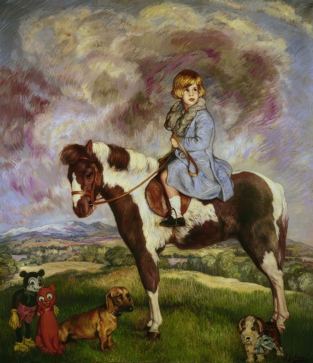 A DUQUESA DE ALBA NIÑA (1930) de Ignacio Zuloaga y Zabaleta