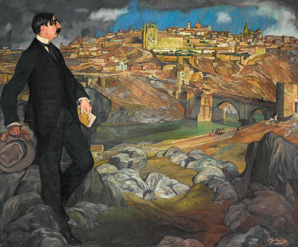 Retrato de Maurice Barrès, 1913. de Ignacio Zuloaga y Zabaleta