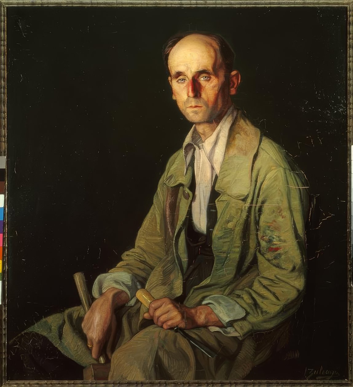 Retrato do escultor Beobide de Ignacio Zuloaga y Zabaleta