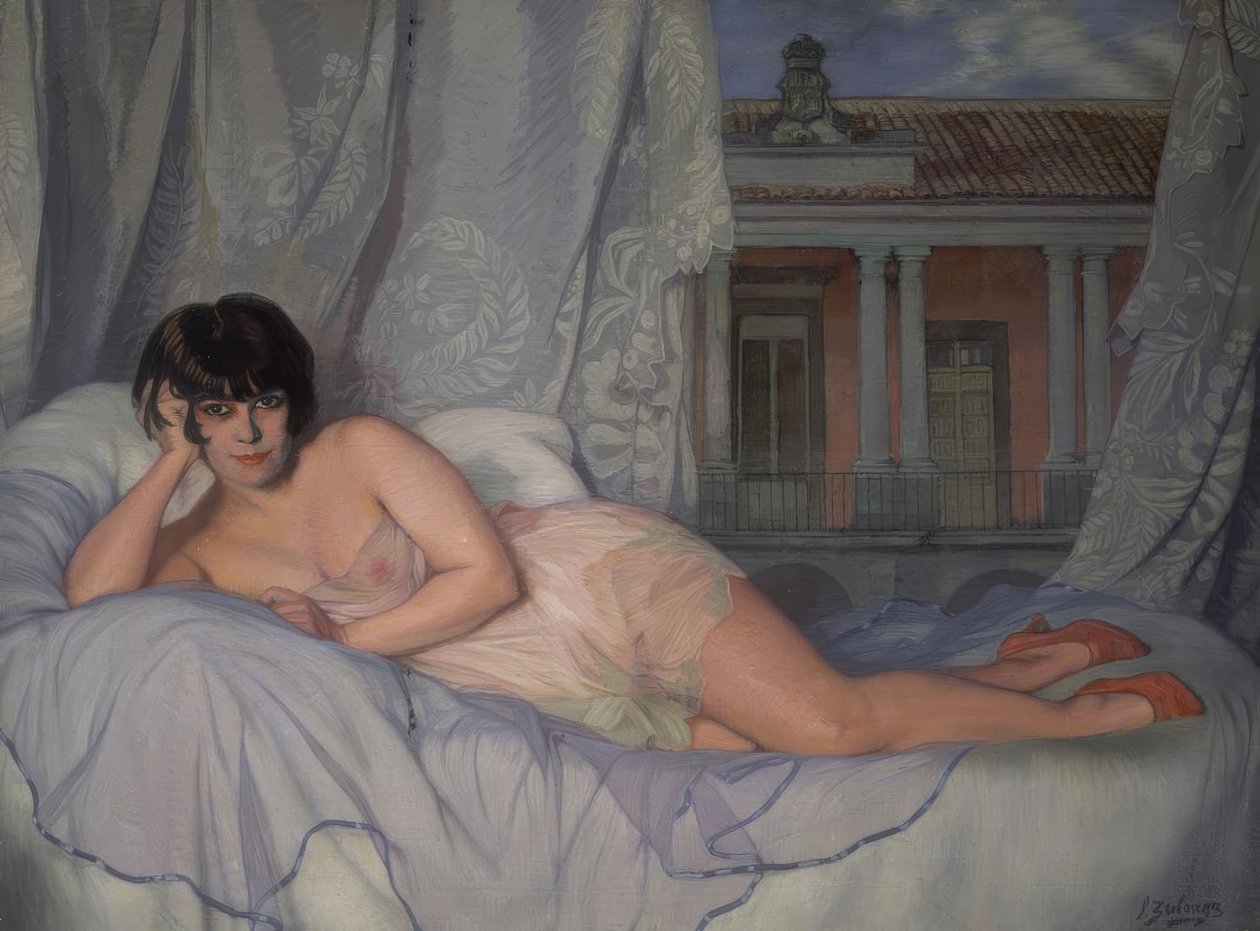 SEÑORA DE ESCARDO - 1927 - P - L - 124X163 CM de Ignacio Zuloaga y Zabaleta