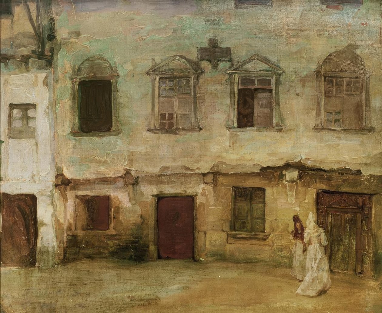 Rua em uma antiga cidade castelhana de Ignacio Zuloaga y Zabaleta