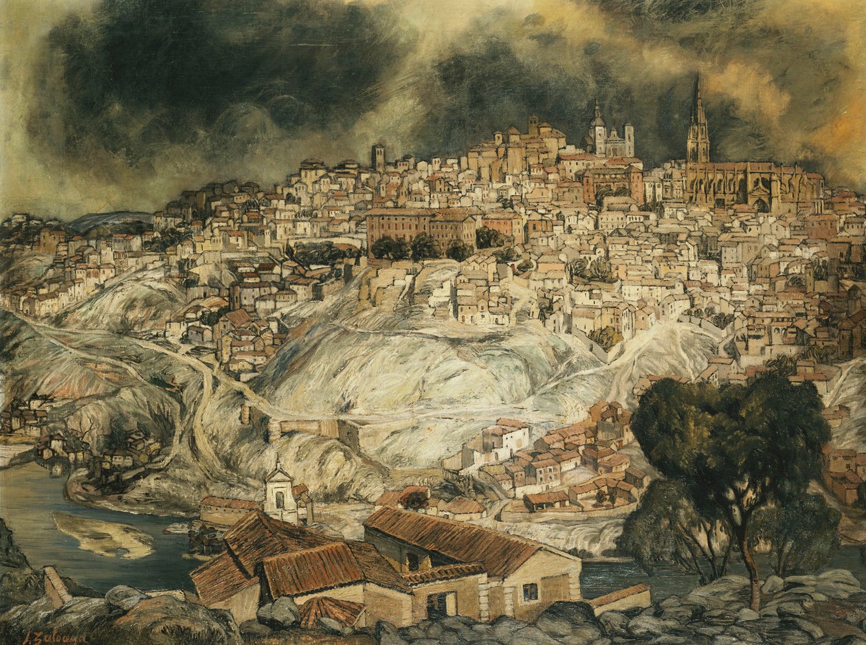 O forte de Toledo; O Alcazar de Toledo, de Ignacio Zuloaga y Zabaleta