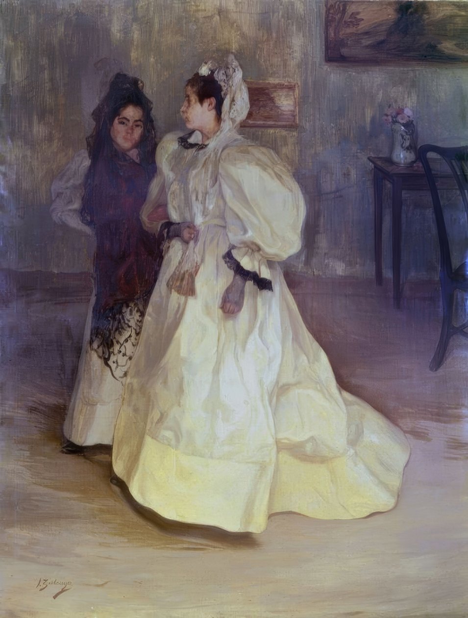 Dois amigos, 1896, óleo sobre tela de Ignacio Zuloaga y Zabaleta