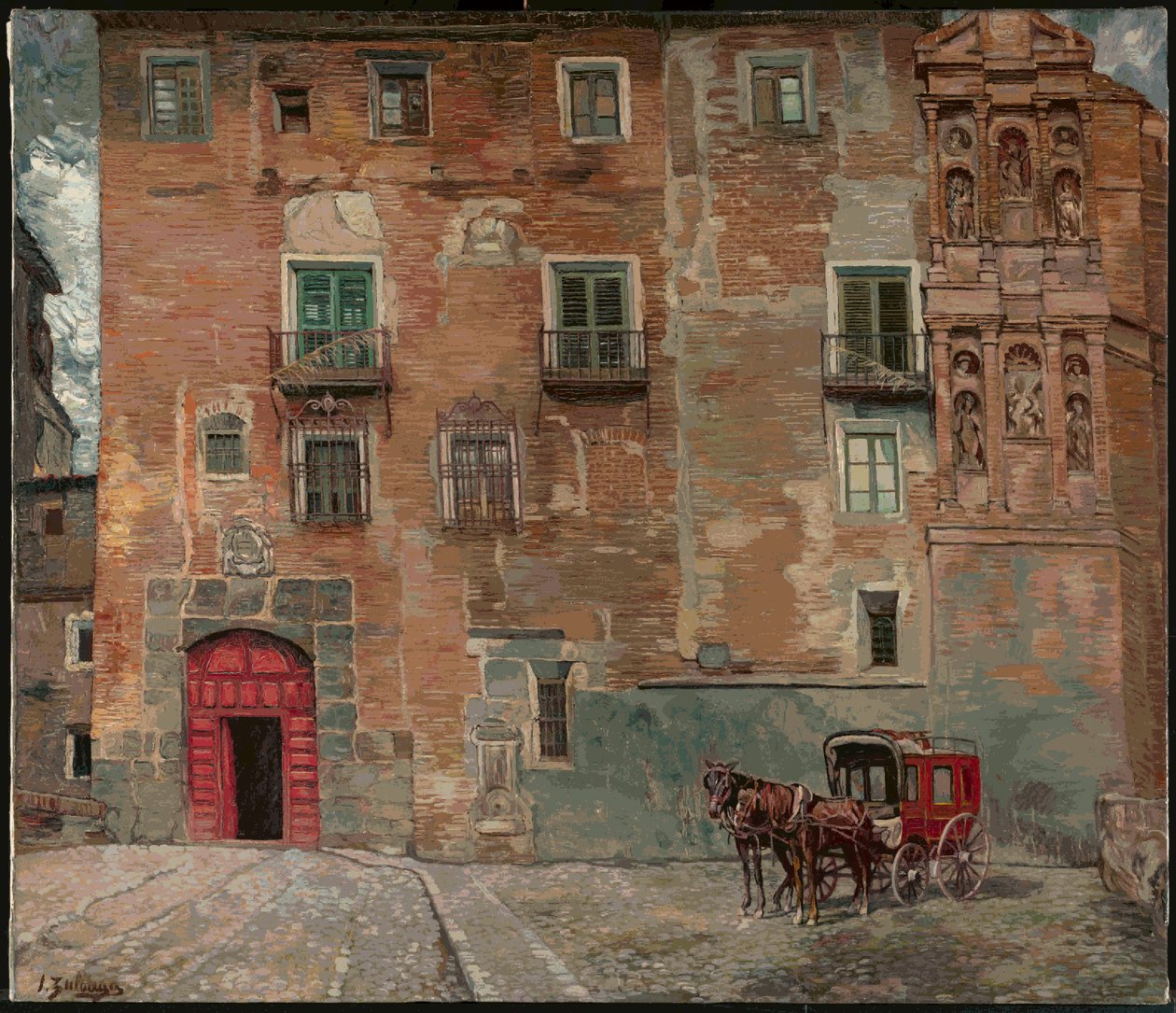 Casa do Bispo de Tarazona, início da década de 1930. de Ignacio Zuloaga y Zabaleto