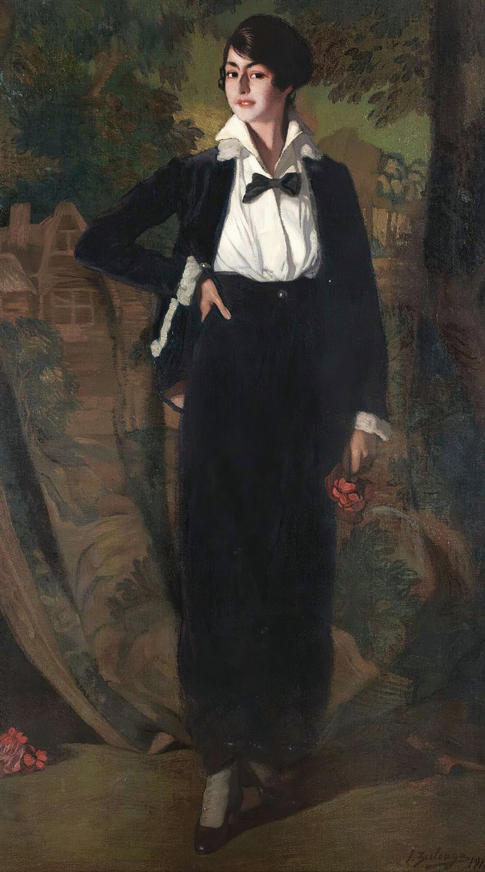 Senhorita Souty, 1915. de Ignacio Zuloaga y Zabaleto