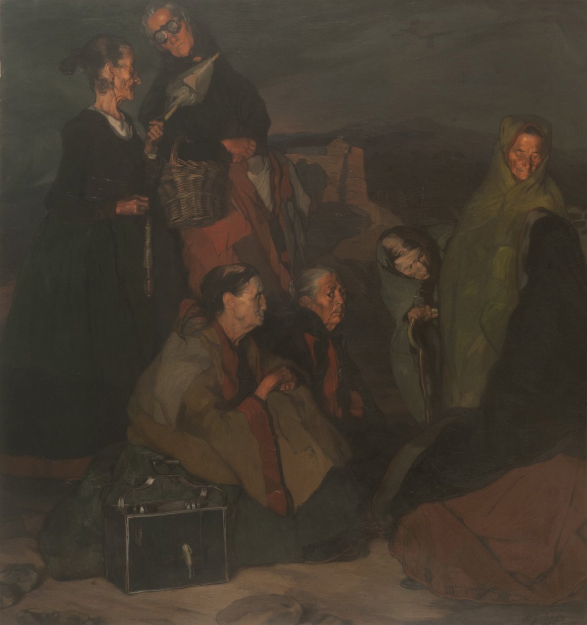 As bruxas de San Millán, 1907. de Ignacio Zuloaga y Zabaleto