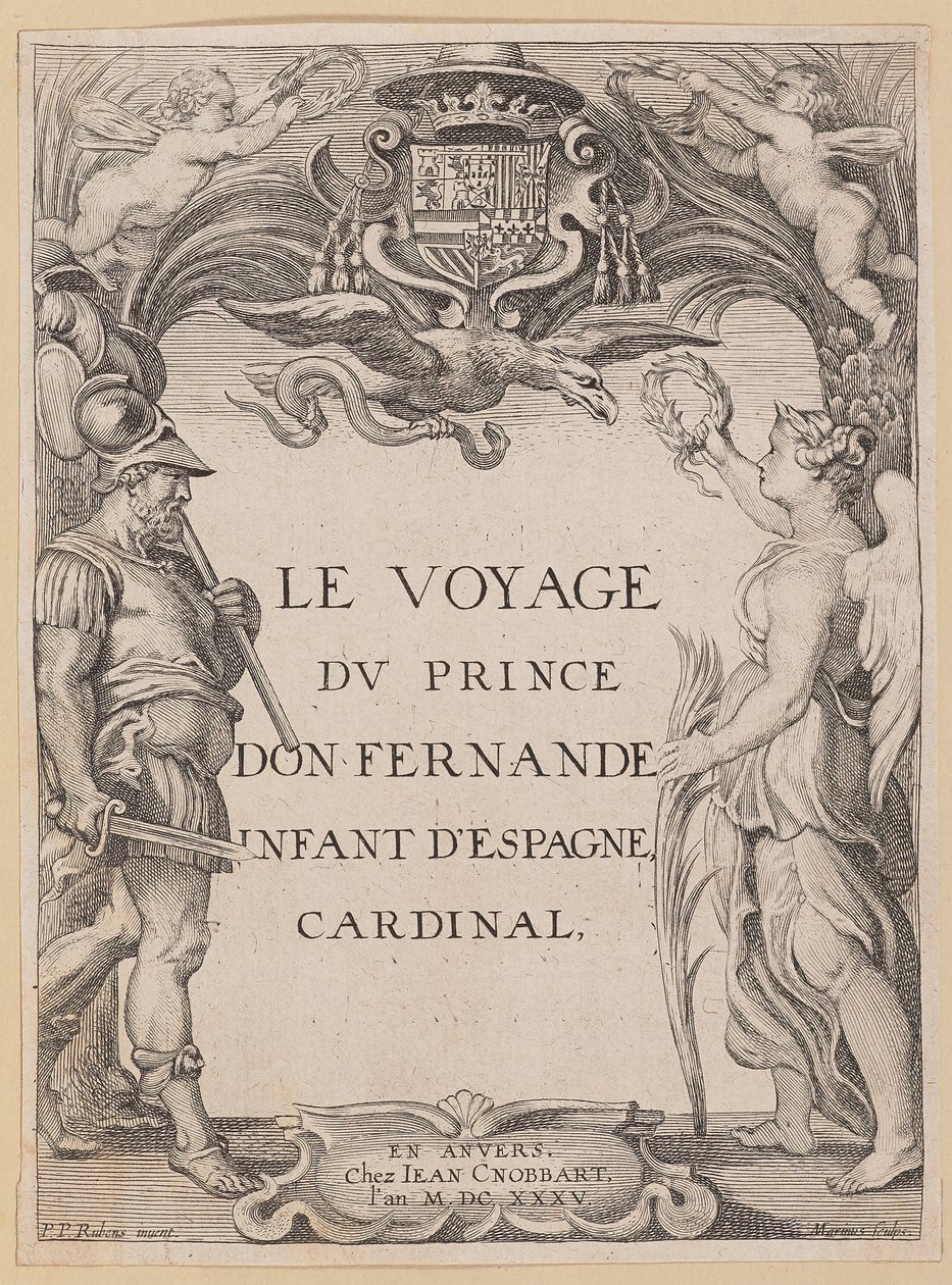 Página de rosto para Le Voyage Du Prince Don Fernando Infante d