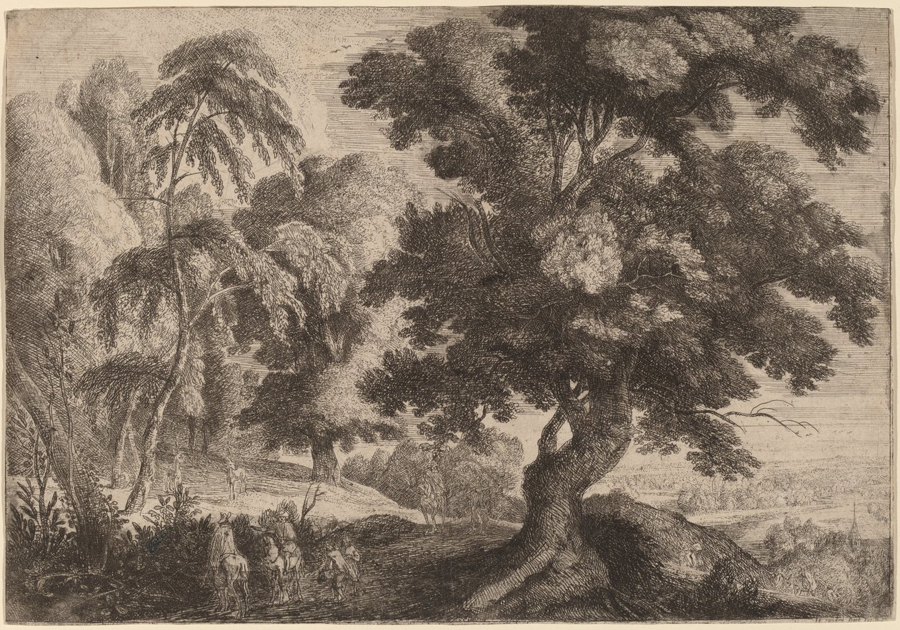 Paisagem com dois veados de Ignatius van der Stock