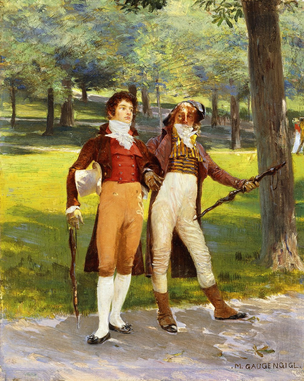 Dandies in the Park de Ignaz Marcel Gaugengigl
