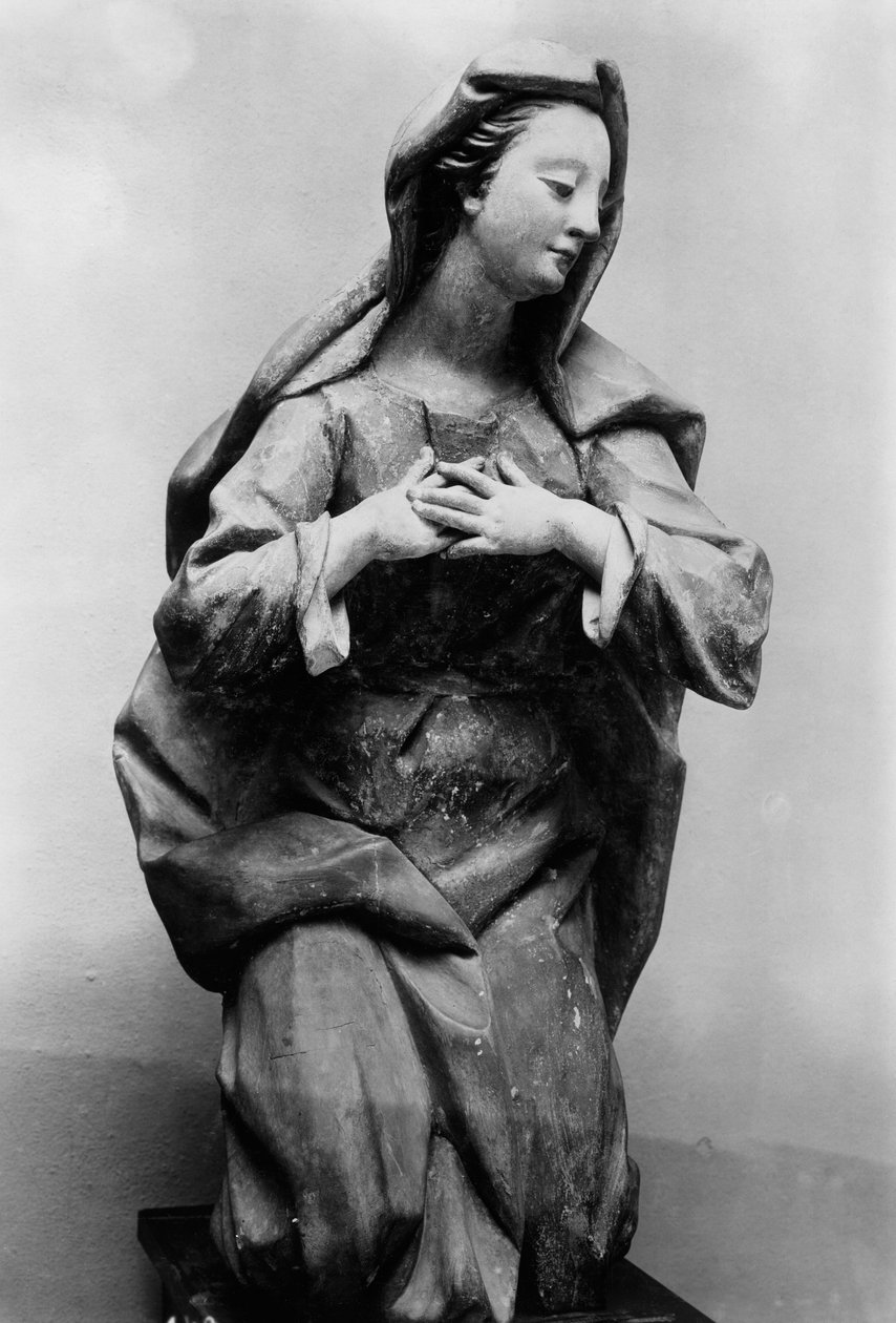 Mary ajoelhada (terracota) de Ignaz 1725 75 Gunther
