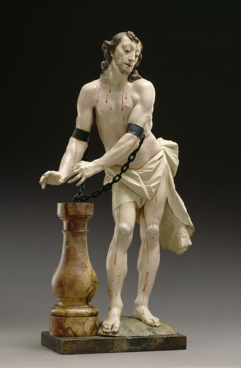 Cristo na coluna, 1754 de Ignaz Gunther