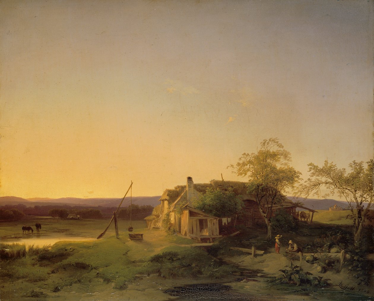 paisagem noturna de Ignaz Raffalt