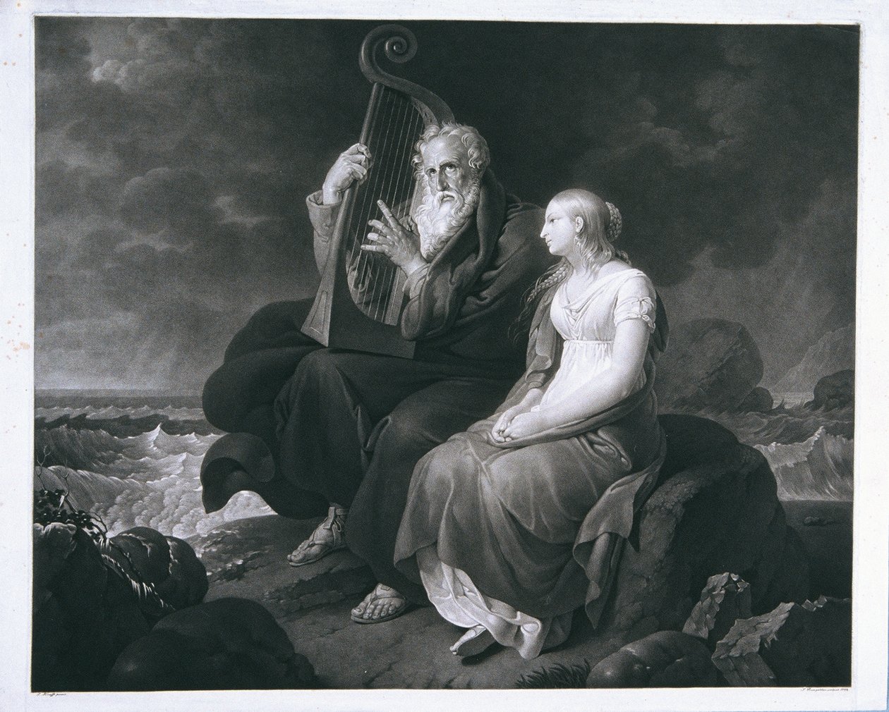 Ossiático e Malvina de Ignaz Rungaldier