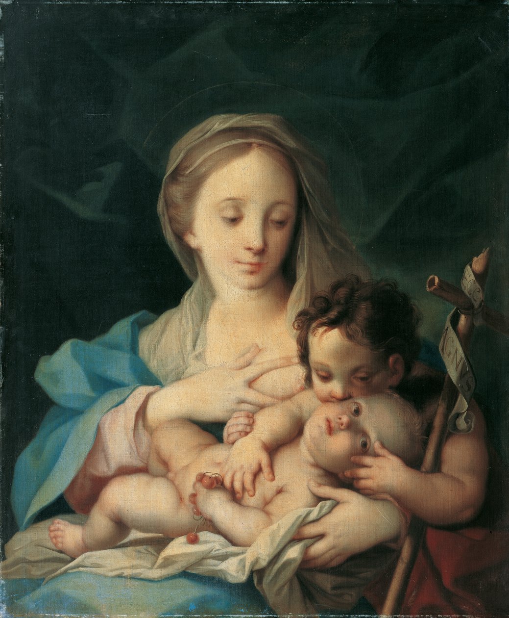 Maria com a Criança e o Menino João de Ignaz Stern
