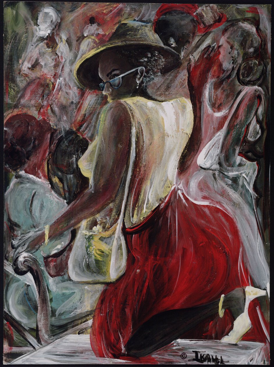 Profiling, 2005 (acrílico sobre placa sem ácido) de Ikahl Beckford