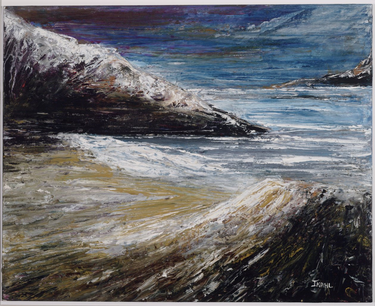 Tranquilo, 2005 (óleo sobre placa sem ácido) de Ikahl Beckford