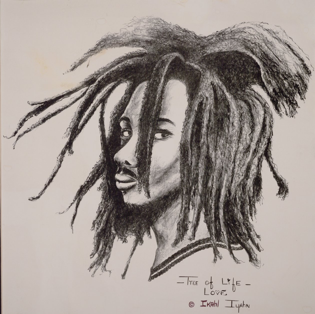 Árvore da Vida, 1988 (media prisma color pencil) de Ikahl Beckford