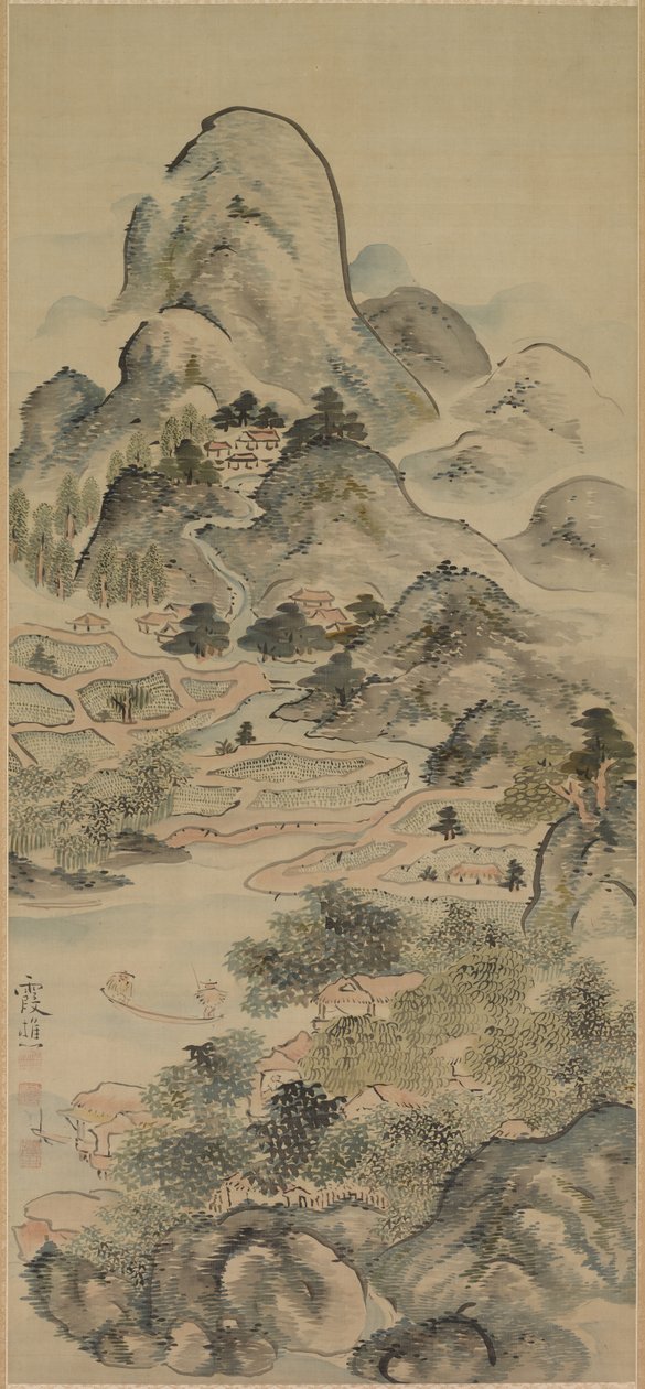 Pesca na primavera, 1700. de Ike Taiga